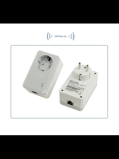 TP-LINK TL-PA4010PKIT, HomePlug AV Сетевой адаптер PowerLine 500 Мбит/с Ethernet с розетками (комплект 2 шт.)