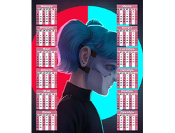 Календарь настенный Sally face №10