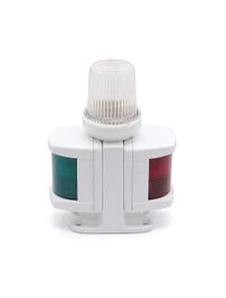 Огонь комбинированный трехцветный 125х85х170 мм, белый корпус LALIZAS 30449