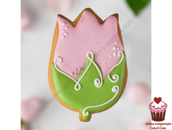 Вырубка "Тюльпан 4" 9 см