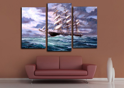 Модульная картина "Море волнуется"