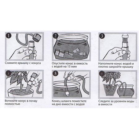 Система корневого полива (набор 3 шт)
