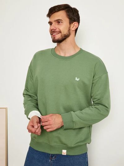 МУЖСКОЙ СВИТШОТ ОЛИВА "ВДОХНОВЕНИЕ"