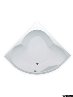 Ванна акриловая угловая 1Marka CASSANDRA 140x140 на раме + панель в комплекте снят с производства
