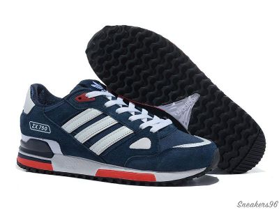 ADIDAS ZX 750 Blue/White  Мужские Купить в Екатеринбурге с доставкой
