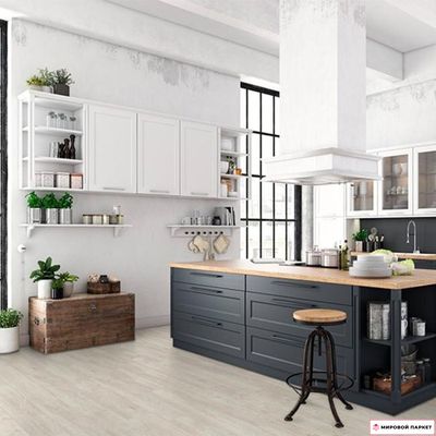 Ламинат Rooms Penthouse Дуб Эльба Белый R1229A 33 класс толщина 12 мм с фаской 1.318 м2