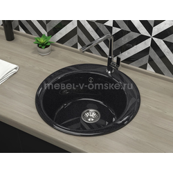 ЛЕК007 Мойка каменная Виктори L30. Размер:475*475 мм.