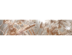 SF 17 РАСТЕНИЯ ОХРА Глянцевая стеновая панель  2800х610х6мм ALBICO