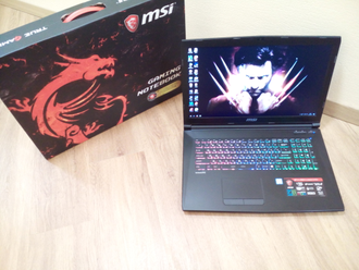 MSI GP72M 7REX-1014XRU LEOPARD PRO (17.3 FHD 120Hz I7-7700HQ GTX1050ti(4Gb) 8ГБ 1TБ)