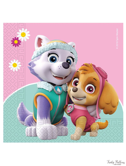 Салфетки "Щенячий Патруль (дизайн для девочек)"