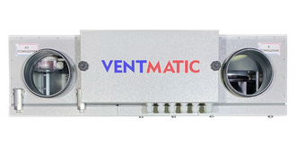 КОМПАКТНАЯ ПРИТОЧНО-ВЫТЯЖНАЯ УСТАНОВКА С ПЛАСТИНЧАТЫМ РЕКУПЕРАТОРОМ до 300 м3/ч, 1,8 КВТ (МОДЕЛЬ. VMPVU-E-PR-300-1.8/1-1)