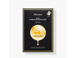 JMsolution Тканевая маска для востанавления баланса кожи с экстрактом плюмерии,ACTIVE PLUMERIA (30 мл)