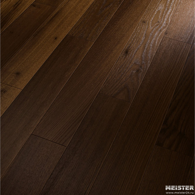 Паркетная доска Meister Дуб Гармония Закопченный 8052 PS300R