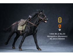 Монгольский конь (Лошадь) в динамичной позе - Коллекционная ФИГУРКА 1/6 scale animal model No.33:Mongolica (dynamic posture) (Mr.Z033-MD005) - Mr.Z