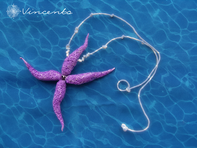 Подвеска "Морской Цветок" с хрустальной бусиной