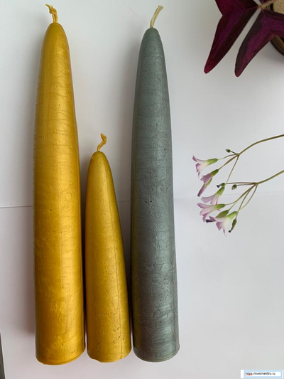 Свеча серебряная Алтарная большая (до 9ч. горения).