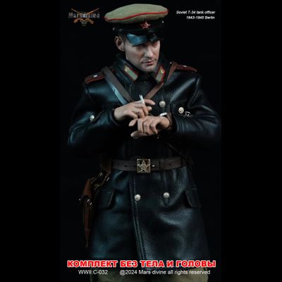Комплект снаряжения экипажа танка Т-34 (двойной набор, без тела и головы) - Коллекционный КОМПЛЕКТ 1/6 T-34 Tank Officer + Soldier 1943-1945 Berlin (C-032+C-033) - Marsdivine