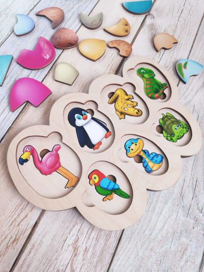 Рамка-вкладыш "Кто в яйце?"