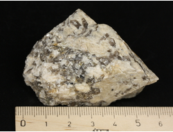 Гранит письменный, пегматит, необработанный "дикий" образец, Мурманская обл. (60*42*29 мм, 88 г) №35223