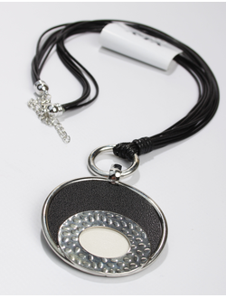 Подвеска "КОЛЬЦО ЧАША" черная