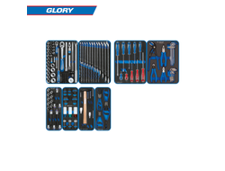 Набор инструментов 152 предмета, "GLORY", для тележки, 8 ложементов KING TONY 9G35-152MRVD