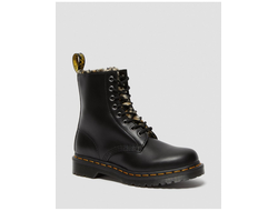 Зимние ботинки DR. MARTENS c мехом Leopard