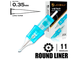 11 RLLT/0,35mm - Round Liner Long Taper "JCONLY VETAR"