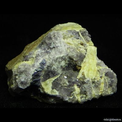 Флюорит (ратовкит), аметист, барит
