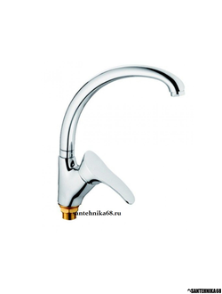 Смеситель для кухни однорычажный с гайкой хром 40 мм Rainsberg R0113F