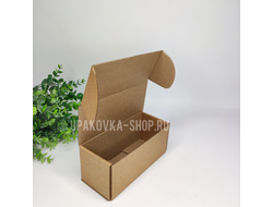 Коробка с откидной крышкой 150*65*65 мм БУРЫЙ