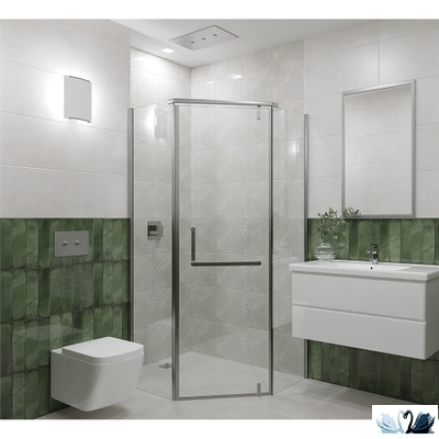 Плитка Azori Bricks Green 31,5 х 63 см настенная зеленый