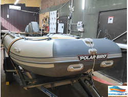 Тент на лодку Polar Bird модель PB-420E 2020 г.  пол-стеклокомпозит