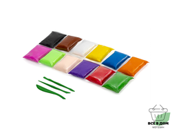 Пластилин легкий 12 цв.