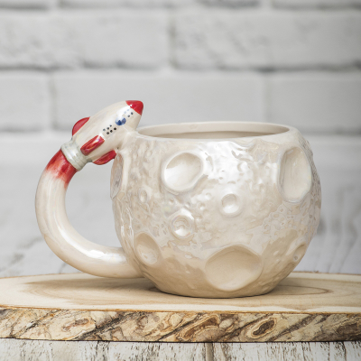 Кружка Полет на ракете вокруг Луны, 500 мл