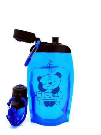 Складная бутылка для воды арт. B050BLS-1410 с рисунком