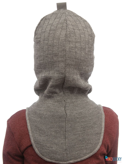 Шапка-шлем "Саша" 20201-02, цвет серый, р. 54-56