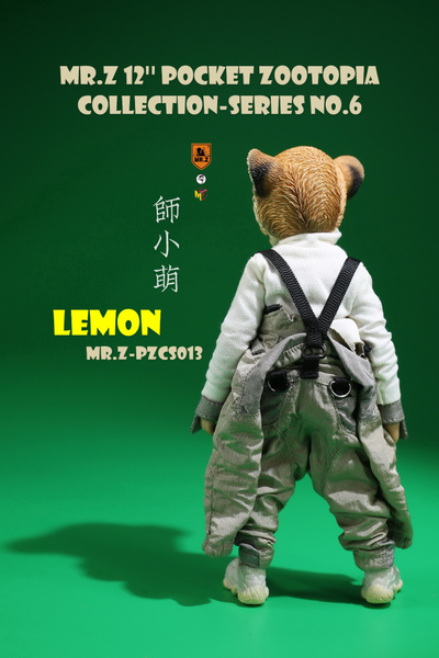 Львенок Лимон - Коллекционная ФИГУРКА 1/6 scale  Pocket Zootopia Collection-Series No.5 Lemon (PZCS013) - Mr.Z