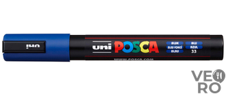 Акриловый Маркер Uni POSCA PC-5M 1,8-2,5мм, овальный наконечник, синий