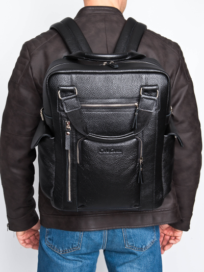 Кожаный рюкзак Corruda Premium black (арт. 3092-61)