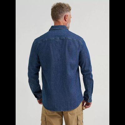 Рубашка Wrangler® RIGGS Workwear® Ground Cloth Denim Work Shirt
