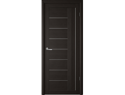 Межкомнатная дверь Марсель кипарис темный с матовыми стеклами