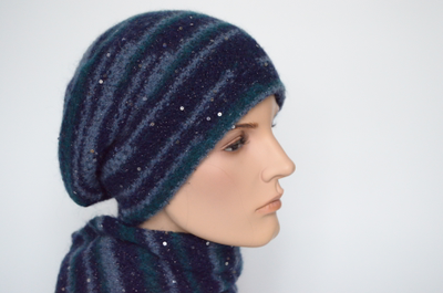 берет синий Визио Италия 8066