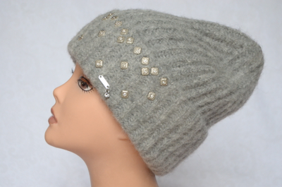 Vizio Италия 6769 CRY шапка серая фото