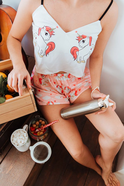 Шелковая пижама "Единорог"