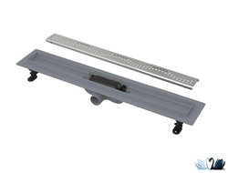 Лоток для душа AlcaPlast APZ8-550 Simple желоб в комплекте с решеткой купить в магазине Marysя