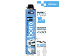 Клей полиуретановый формула тепла 870 мл летний / зимний Bonolit