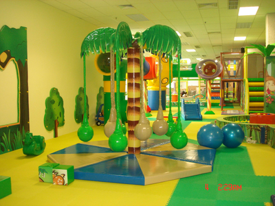 Карусель «Кокосовая пальма» с электродвигателем