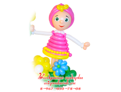 Маша из воздушных шаров - отличное дополнение к цифре