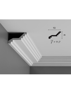 Карниз C400 - 6*10*200см