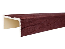 Декоративная балка из полиуретана. Полиуретановая фальшбалка Country Decor угловая пепел